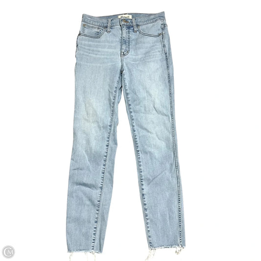 Jeans Skinny By Madewell In Blue Denim, Size: 2