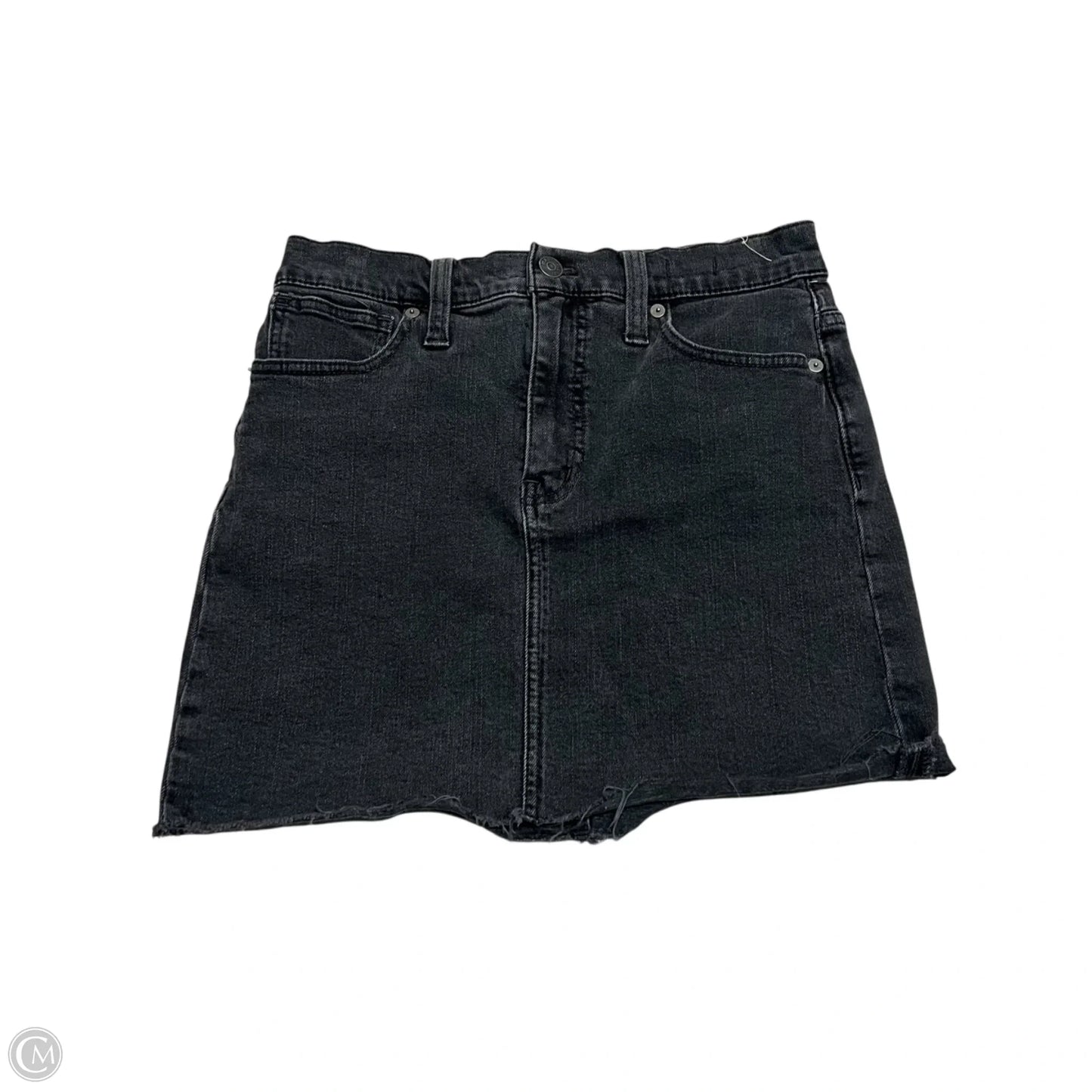 Skirt Mini & Short By Madewell In Black Denim, Size: 2