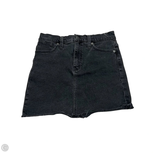 Skirt Mini & Short By Madewell In Black Denim, Size: 2