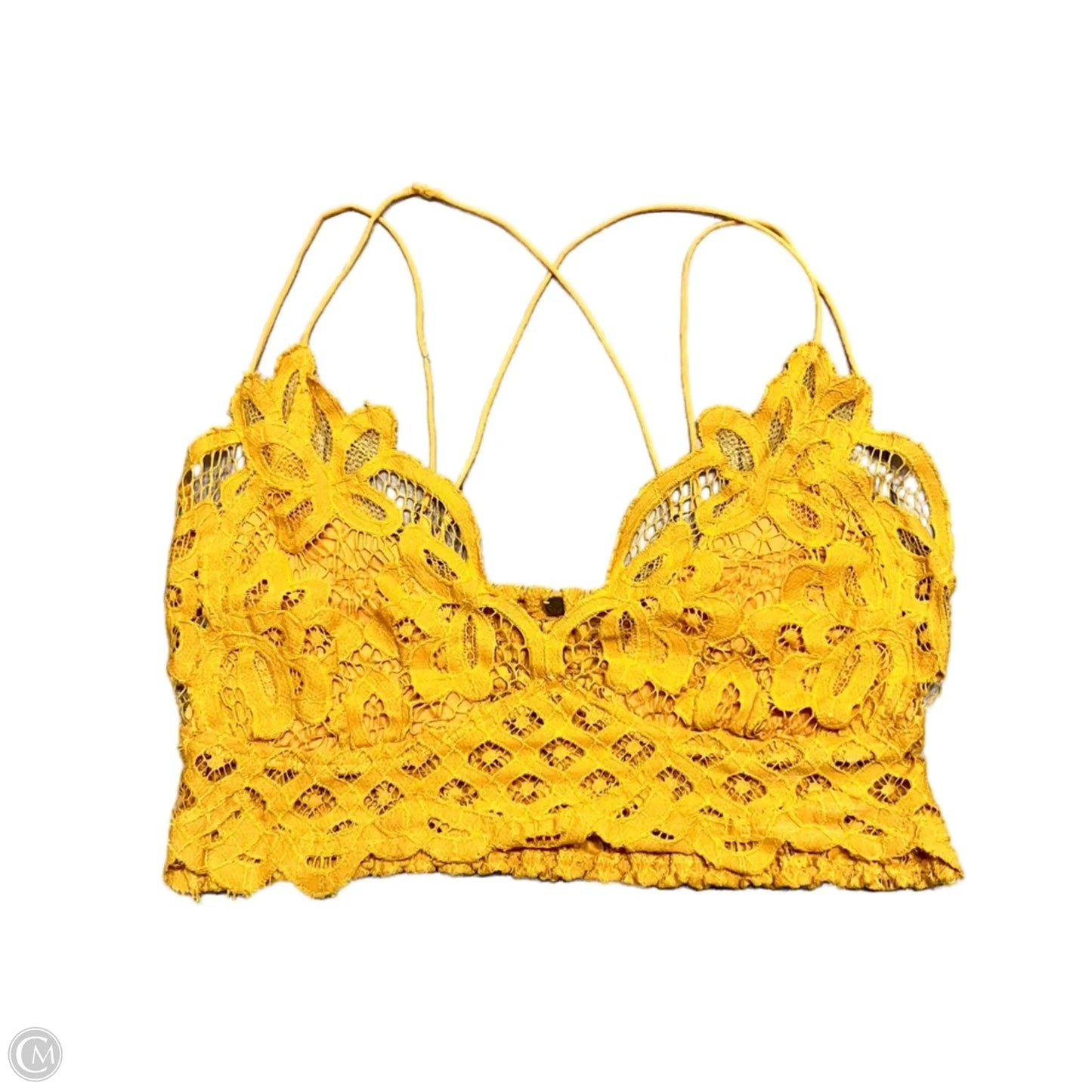 Bralette By Free People In Yellow, Size: M