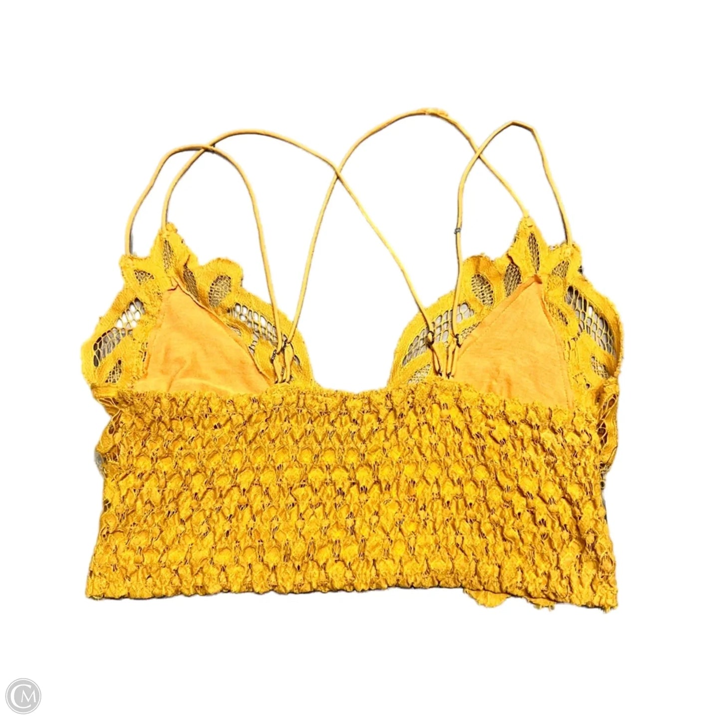 Bralette By Free People In Yellow, Size: M
