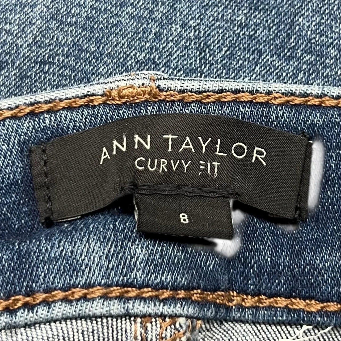 Jeans Boot Cut By Ann Taylor In Blue Denim, Size: 8