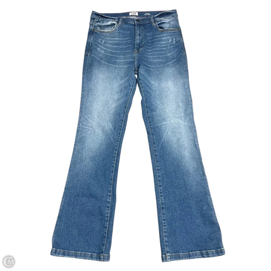 Jeans Boot Cut By Kensie In Blue Denim, Size: 12