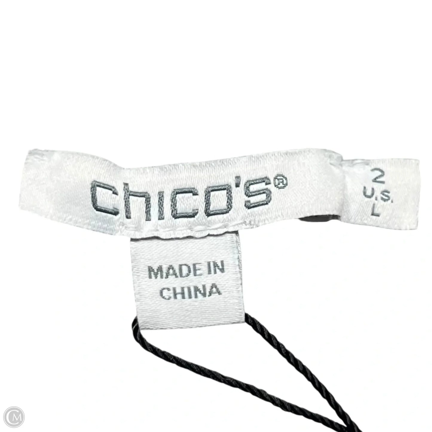 Sweater By Chicos In Grey, Size: L