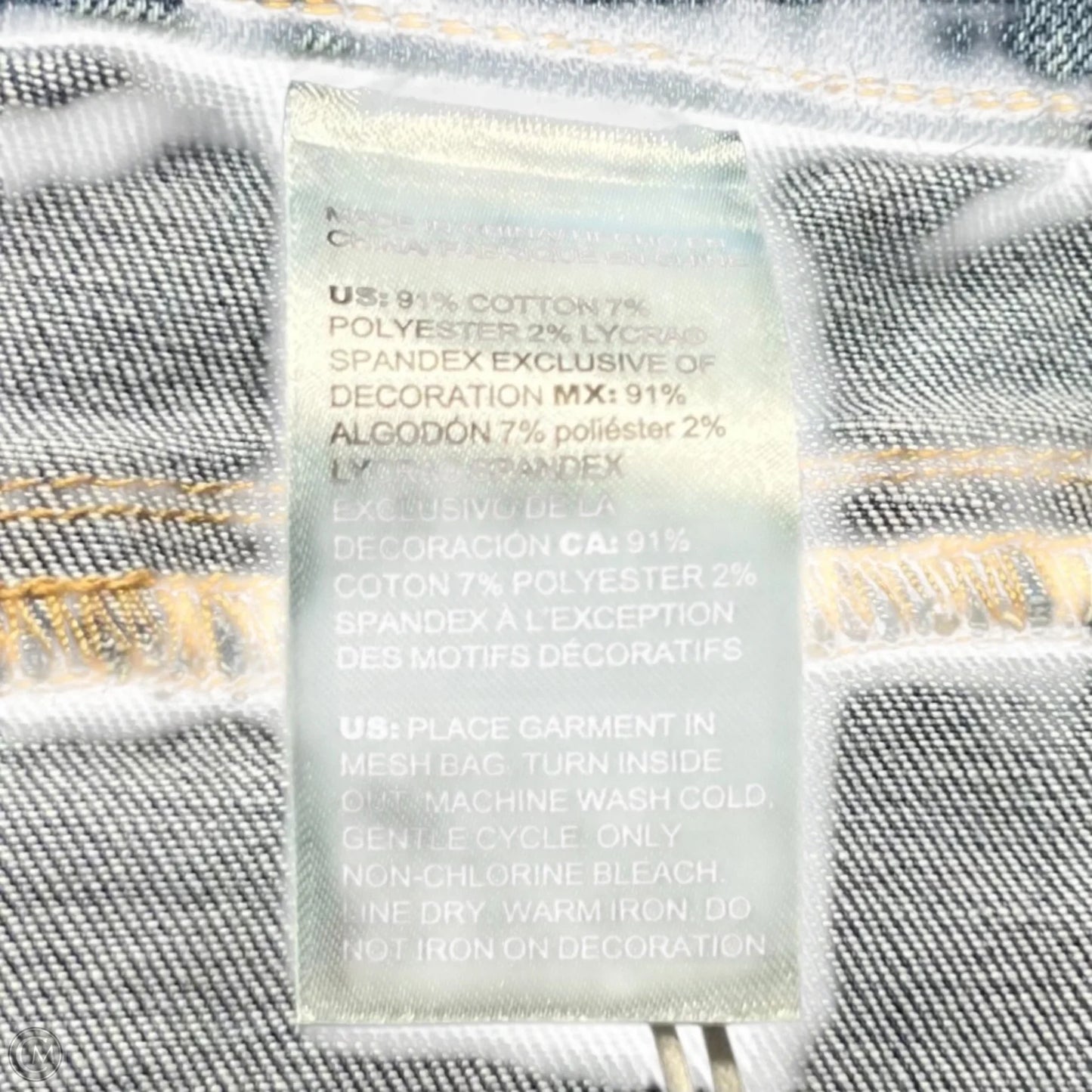 Jeans Jeggings By Chicos In Blue Denim, Size: 18