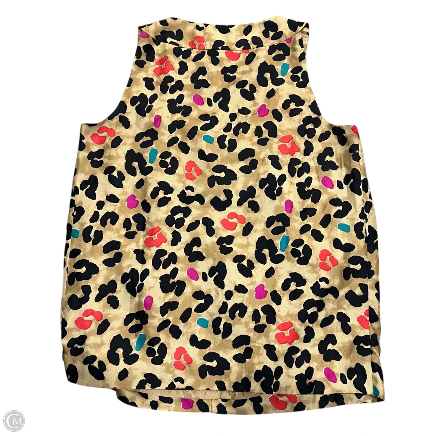 Top Sleeveless Designer By Kate Spade In Animal Print, Size: M