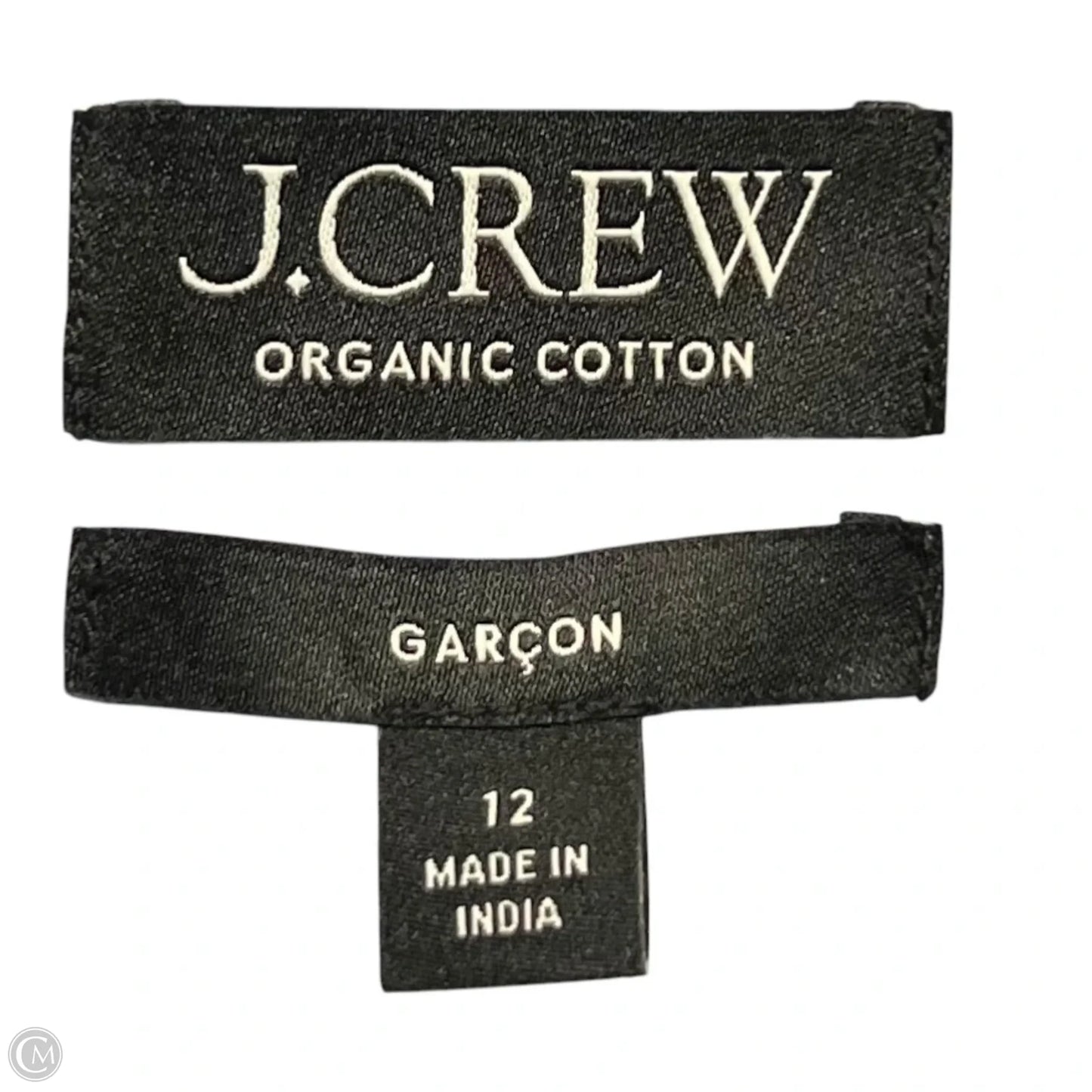 Blouse Long Sleeve By J. Crew In Blue & White, Size: 12