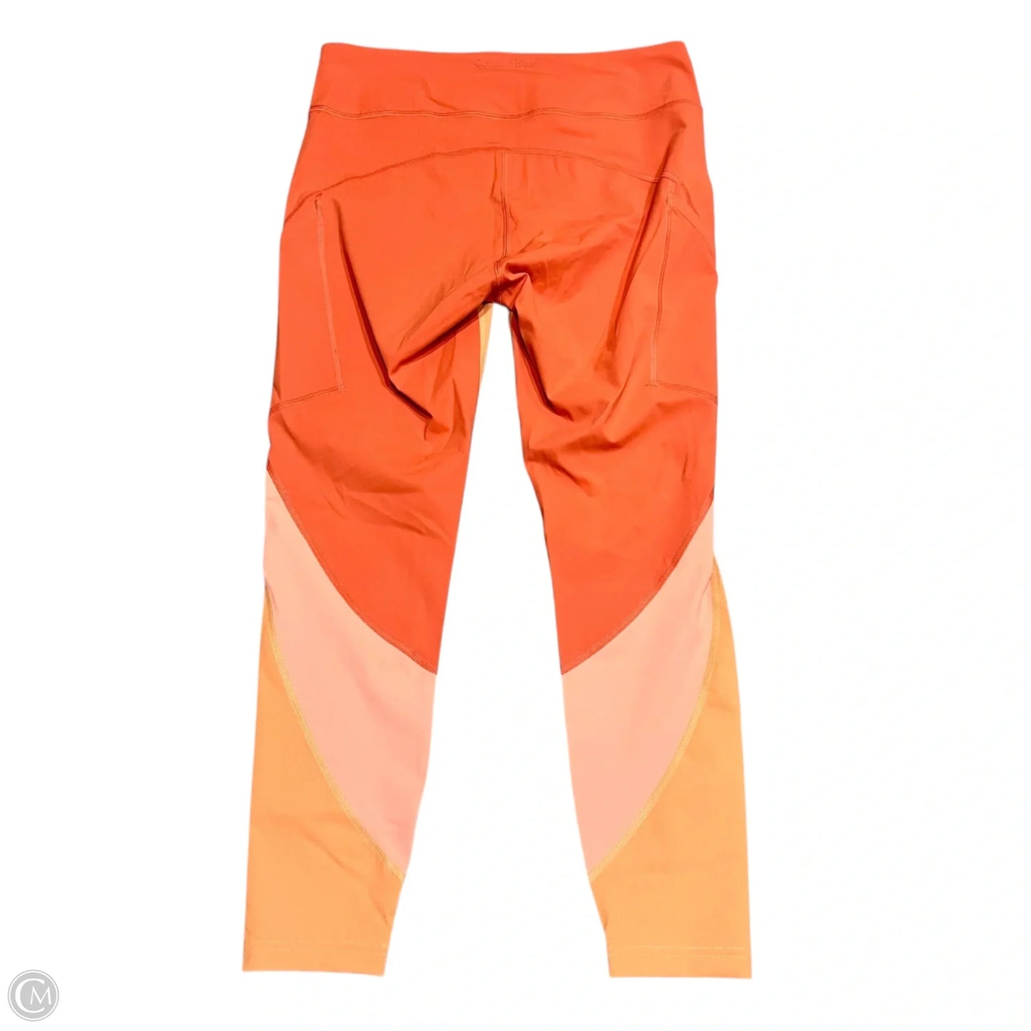 Athletic Leggings By Outdoor Voices In Orange, Size: L