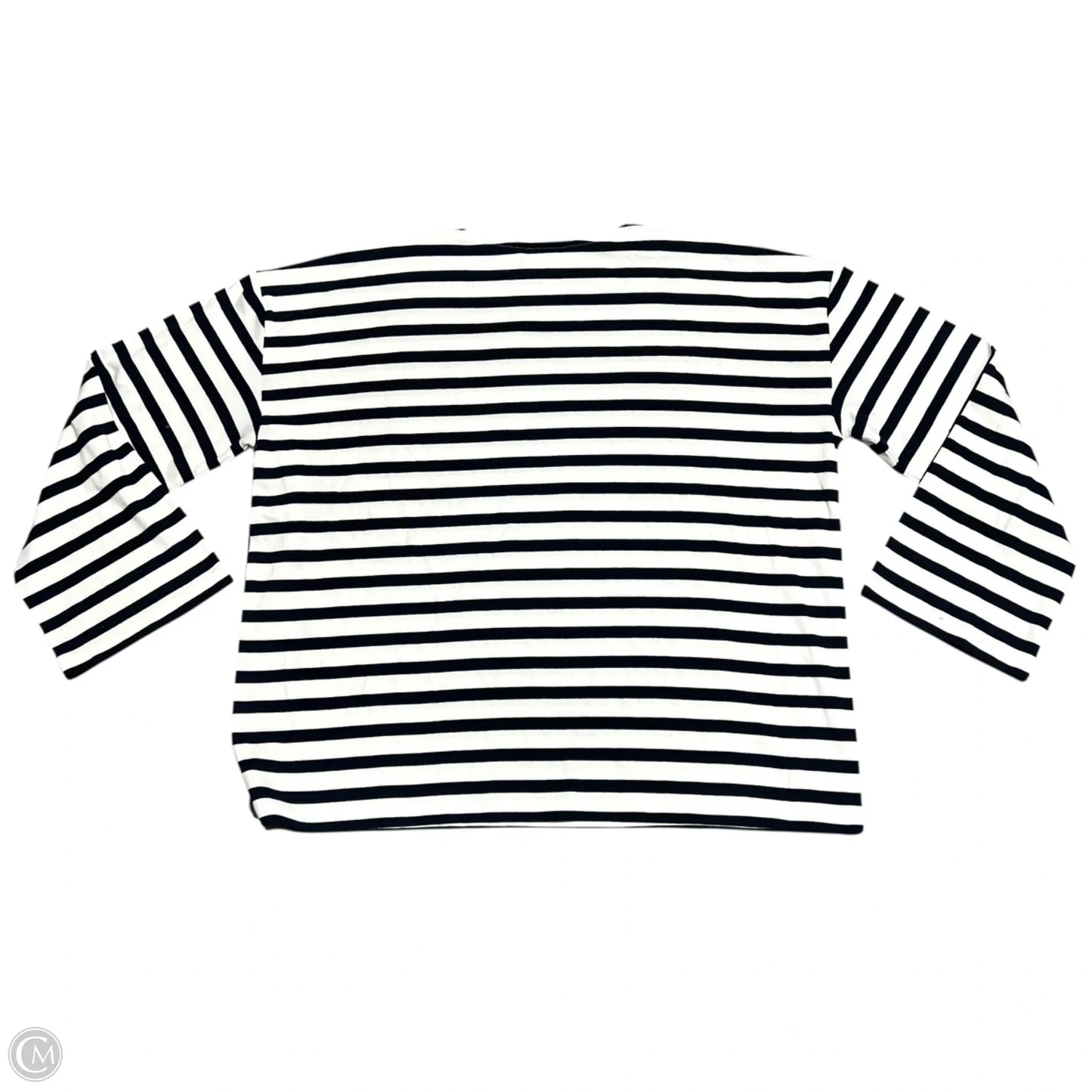 Top Long Sleeve By Darling, In Striped Pattern, Size: M