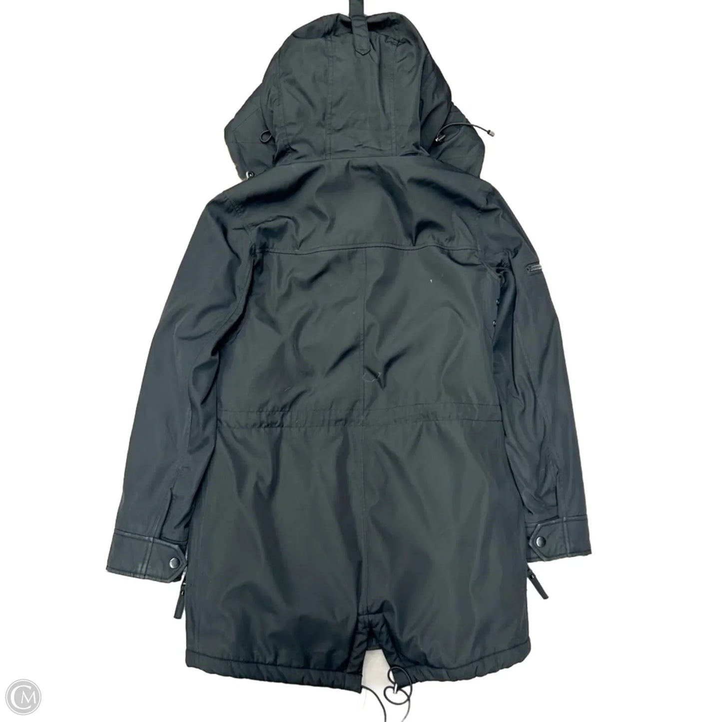 Coat Puffer & Quilted By Aqua In Black, Size: Xs