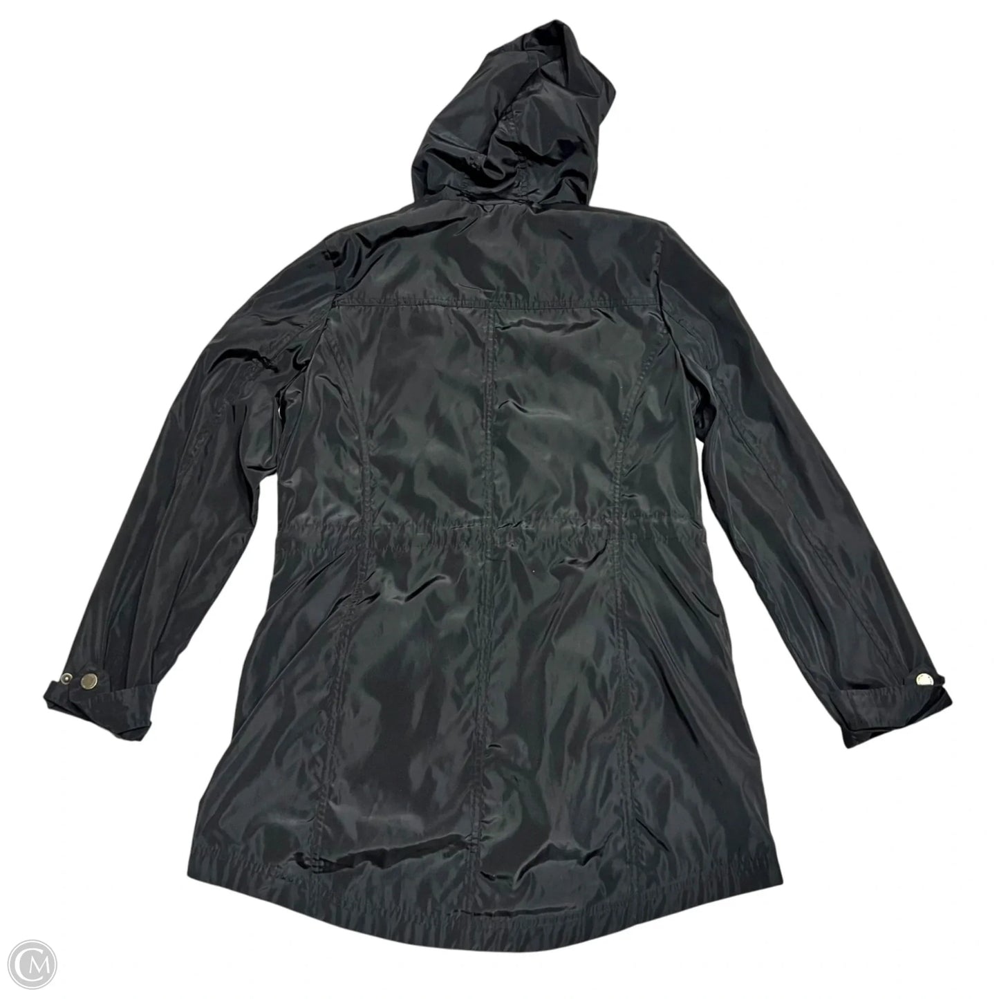 Coat Raincoat By Michael By Michael Kors In Black, Size: M