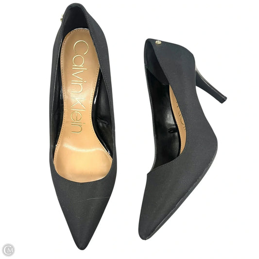 Shoes Heels Stiletto By Calvin Klein In Black, Size: 10