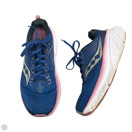 Shoes Athletic By Saucony In Blue & Purple, Size: 8.5