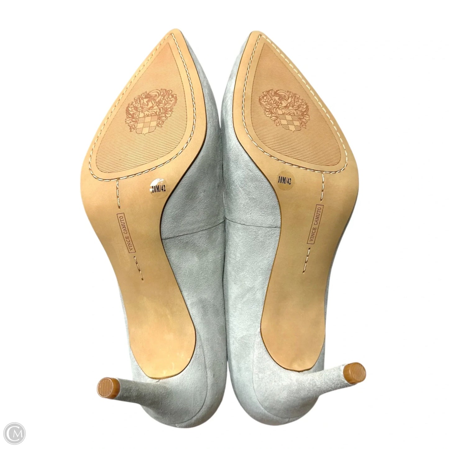 Shoes Heels Kitten By Vince Camuto In Grey, Size: 10