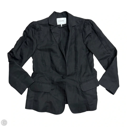Blazer By Frame In Black, Size: 2