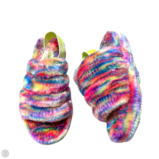 Slippers Designer By Ugg In Multi-colored, Size: 8