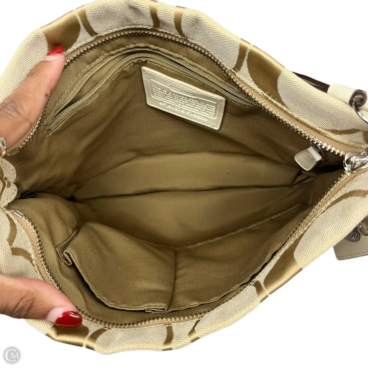 Handbag Designer By Coach, Size: Medium