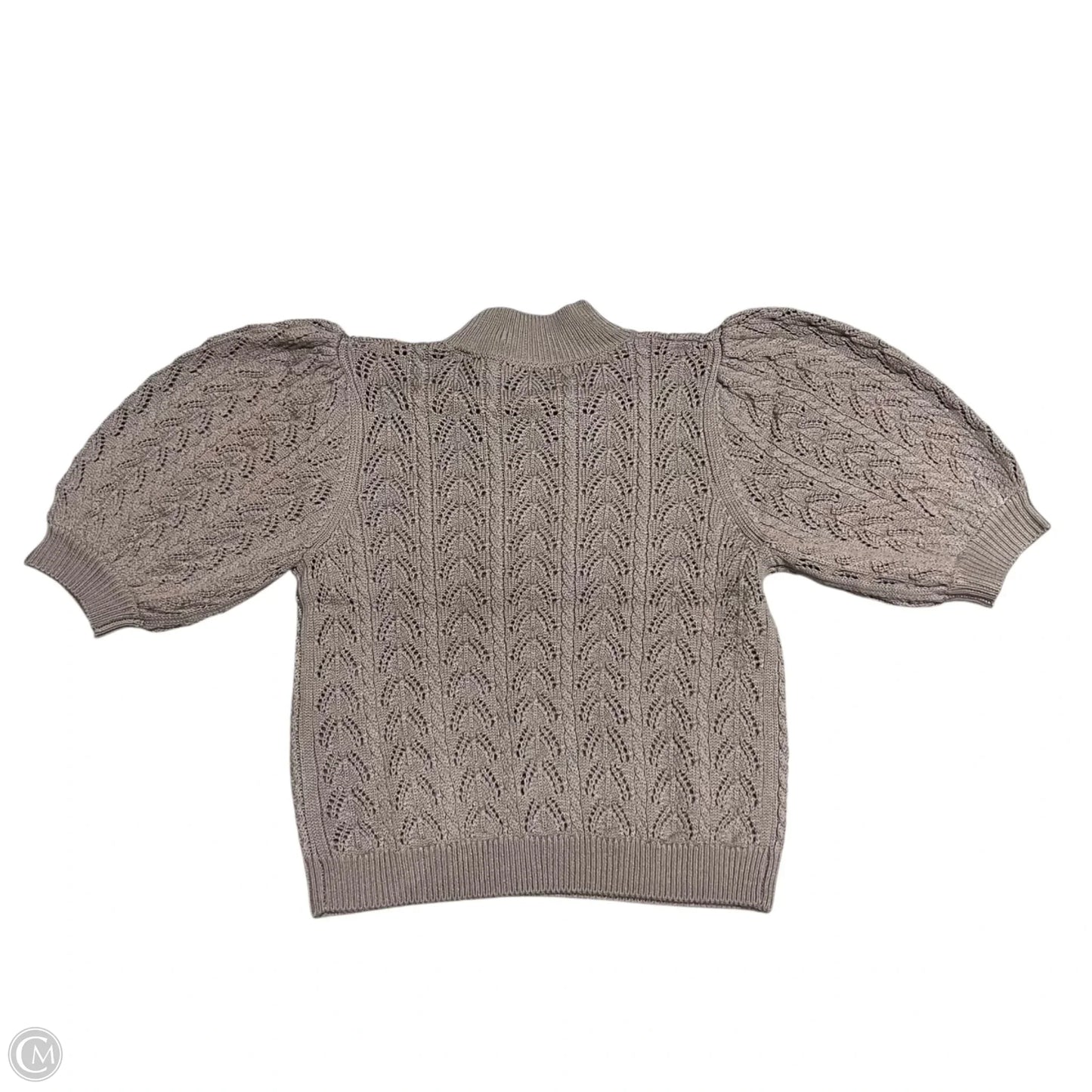 Sweater Short Sleeve By Elie Tahari In Mauve, Size: L