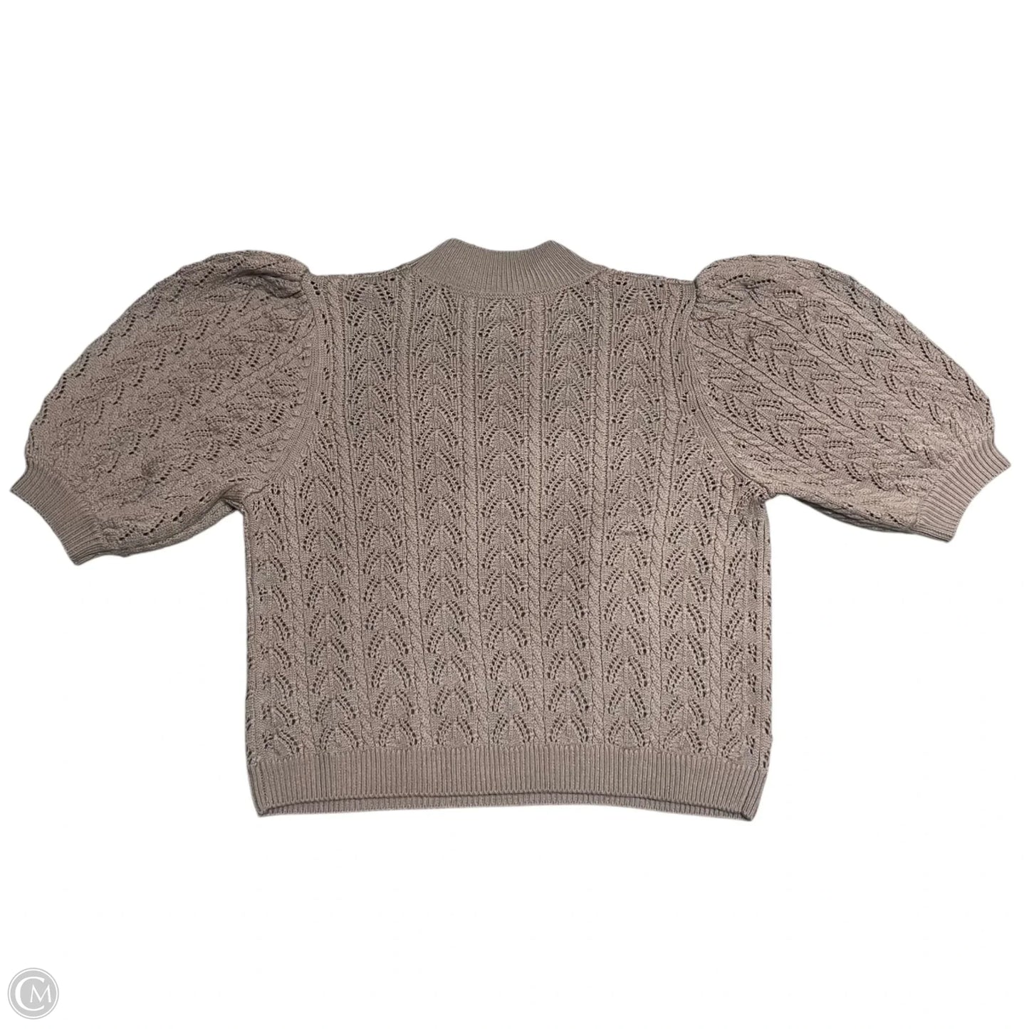 Sweater Short Sleeve By Elie Tahari In Mauve, Size: Xl