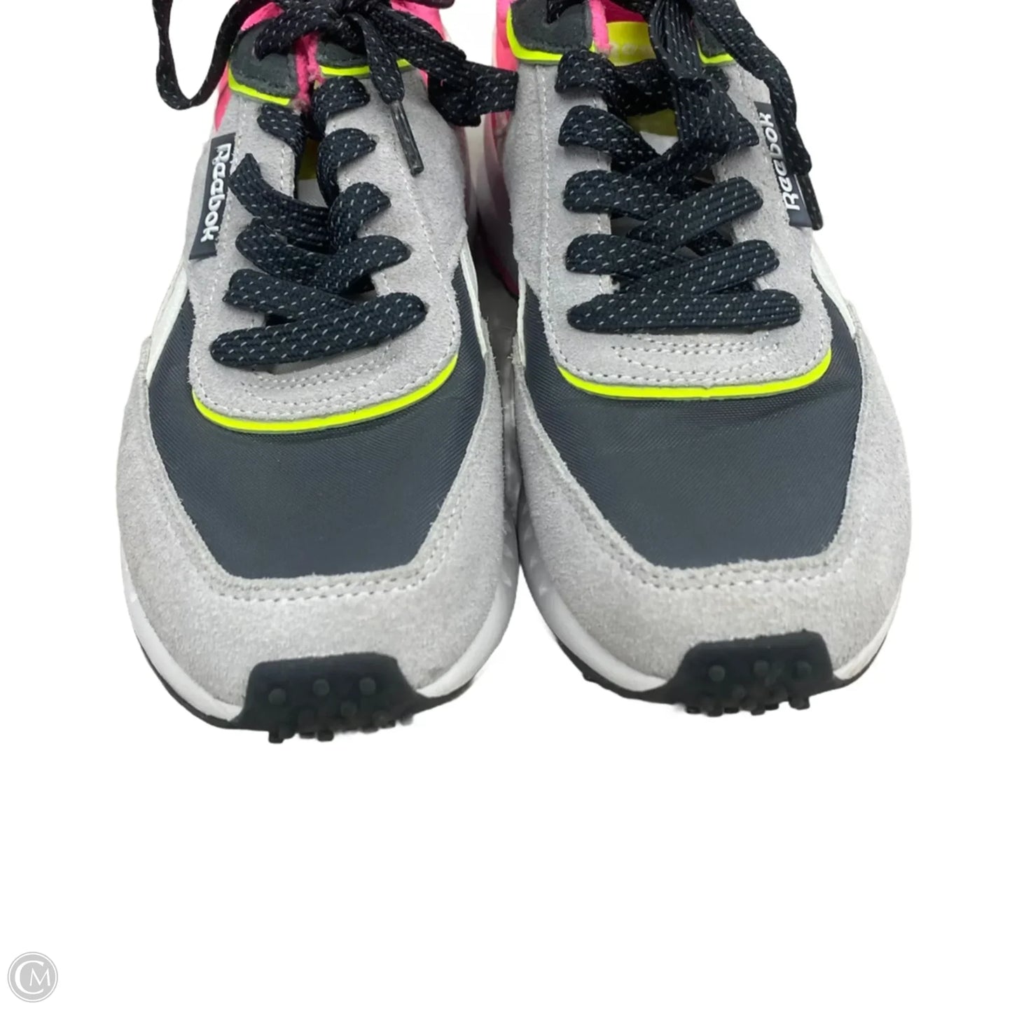 Shoes Sneakers By Reebok In Grey & Pink, Size: 7