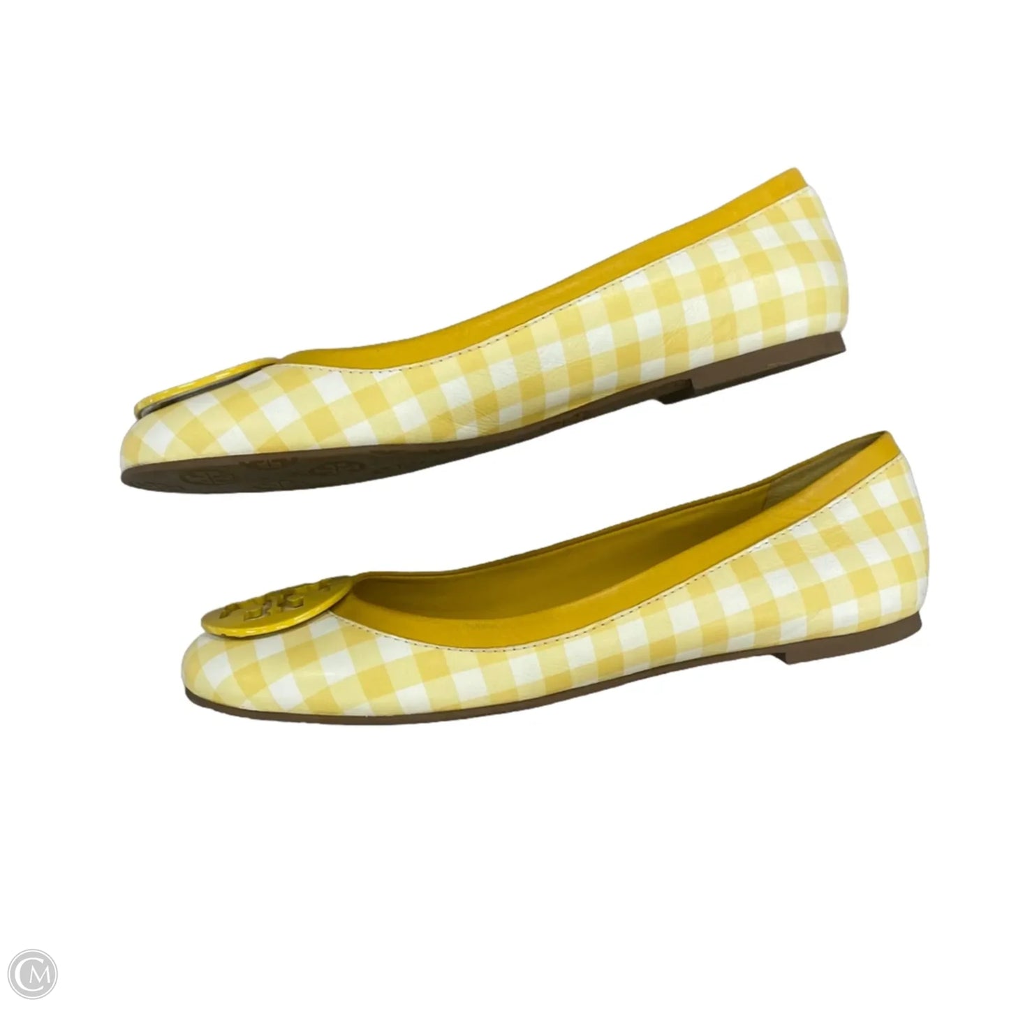 Shoes Designer By Tory Burch In Yellow, Size: 10