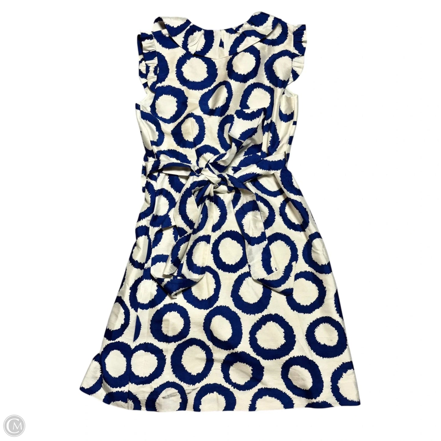 Dress Designer By Kate Spade In Blue & White, Size: 2