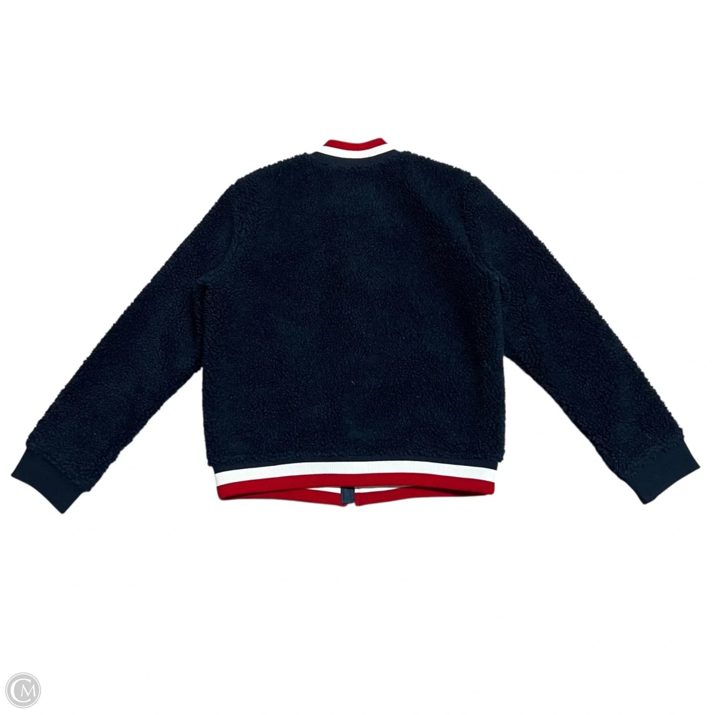 Jacket Faux Fur & Sherpa By Tommy Hilfiger In Navy, Size: S