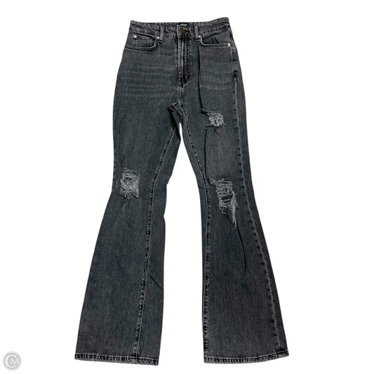Jeans Flared By Bdg In Grey Denim, Size: 4