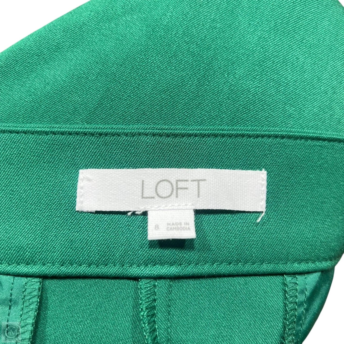 Pants Dress By Loft In Green, Size: 8