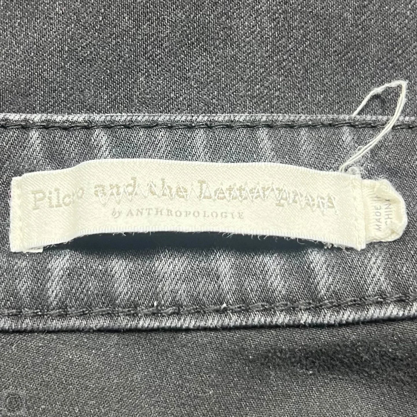 Jeans Skinny By Pilcro In Black Denim, Size: 4