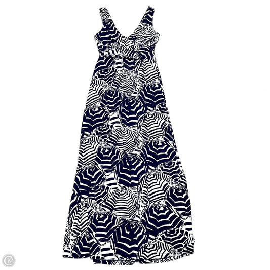 Dress Designer By Lilly Pulitzer In Blue & White, Size: M