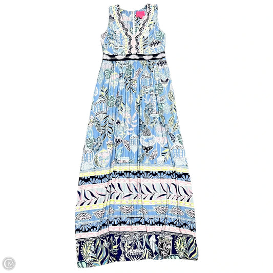 Dress Designer By Lilly Pulitzer In Blue & Pink, Size: 8