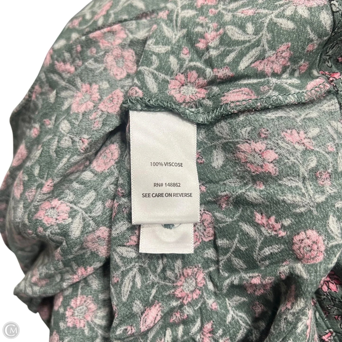 Dress Casual Midi By Torrid In Green & Pink, Size: 5x
