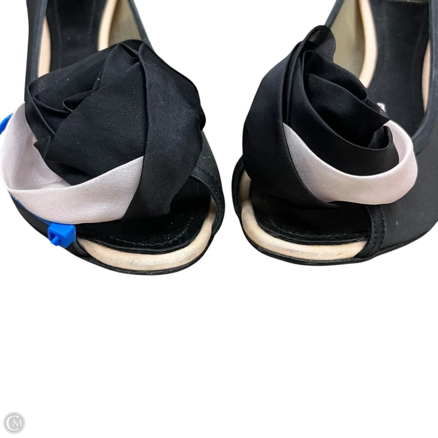 Shoes Luxury Designer By Dior In Black & Pink, Size: 10.5
