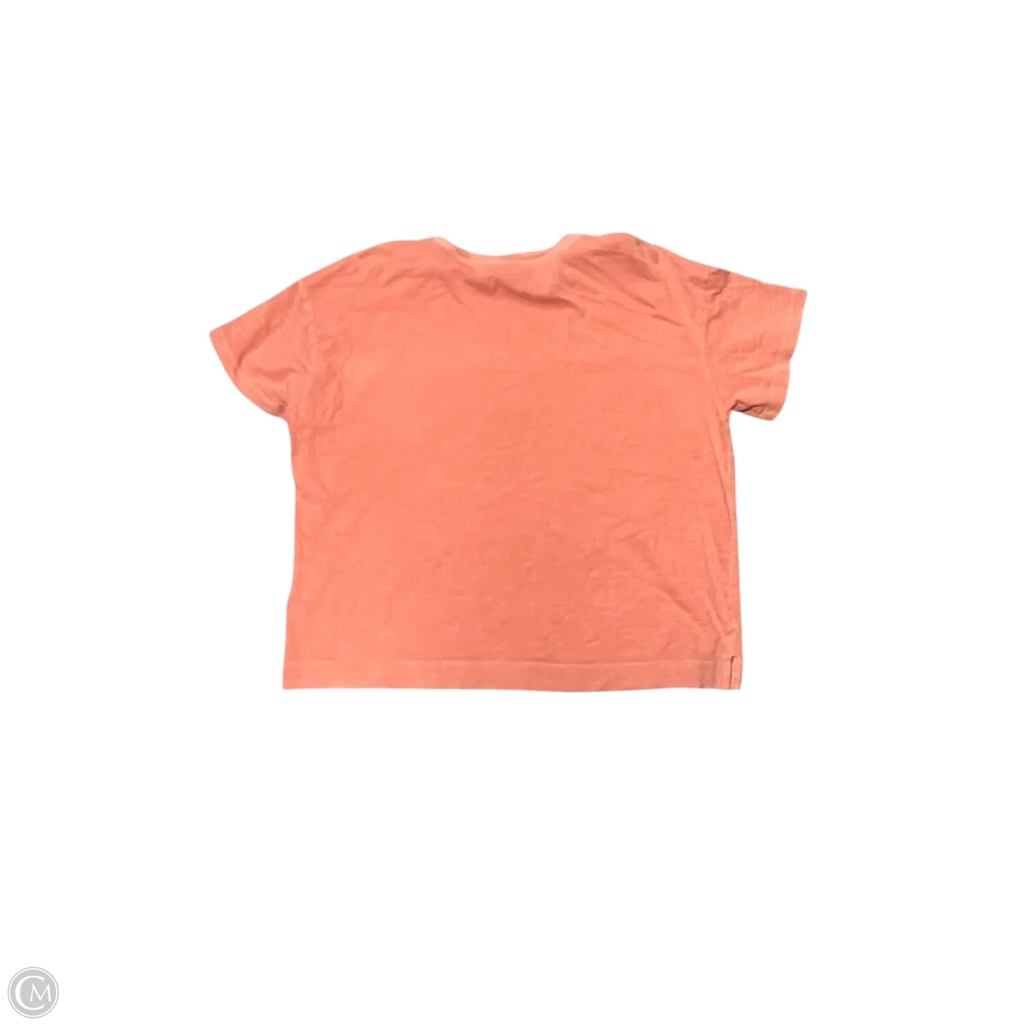 Top Short Sleeve Basic By Old Navy In Orange, Size: L