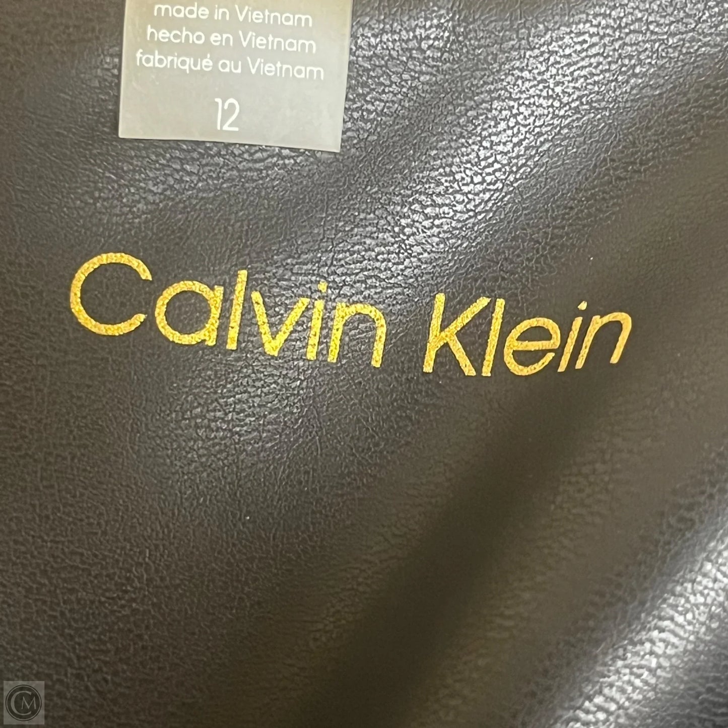 Dress Party Midi By Calvin Klein In Black, Size: 12