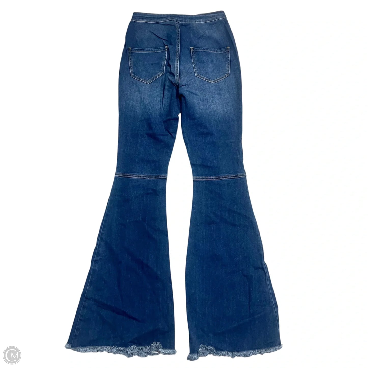 Jeans Flared By Fashion Nova In Blue Denim, Size: 6