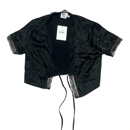 Top Short Sleeve By Princess Polly In Black, Size: 8