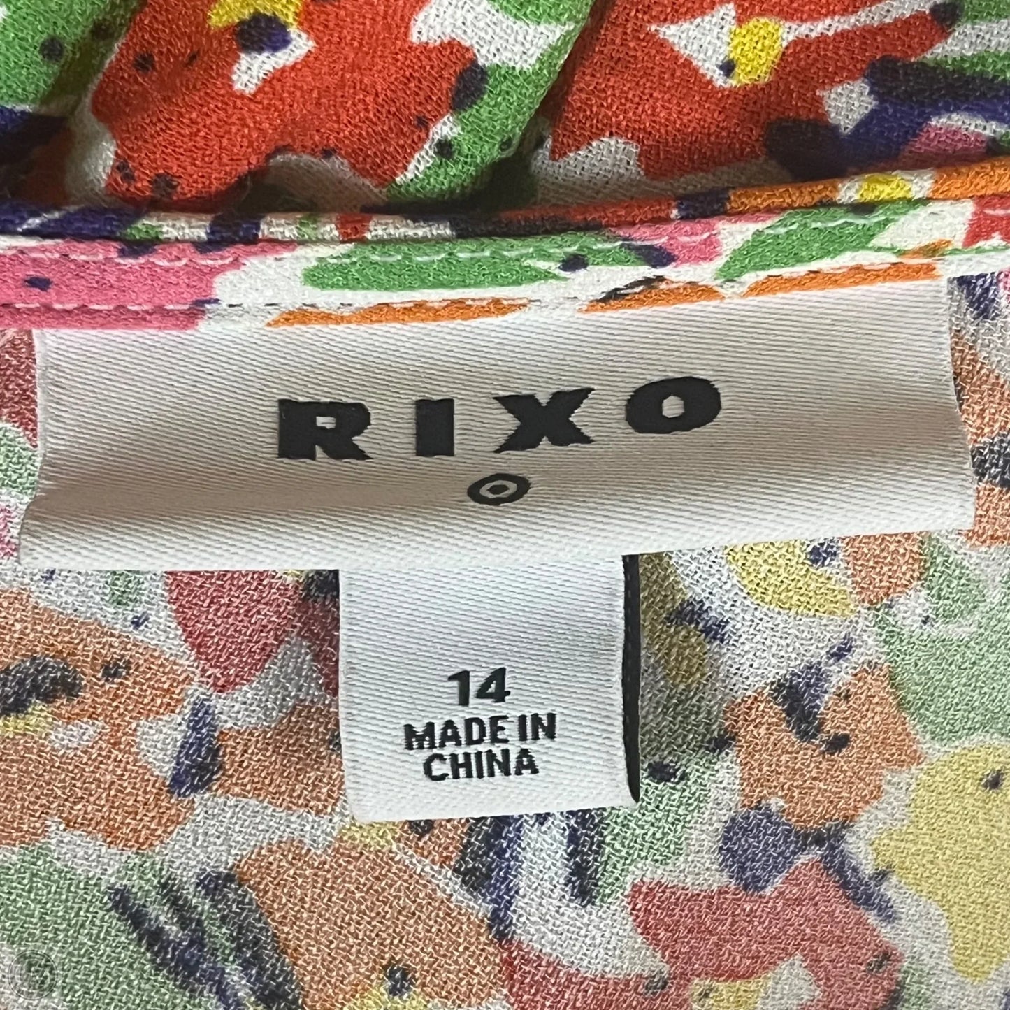 Dress Casual Maxi By Rixo In Rainbow Print, Size: L