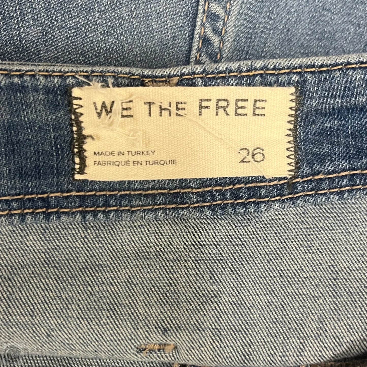 Jeans Wide Leg By We The Free In Blue Denim, Size: 2