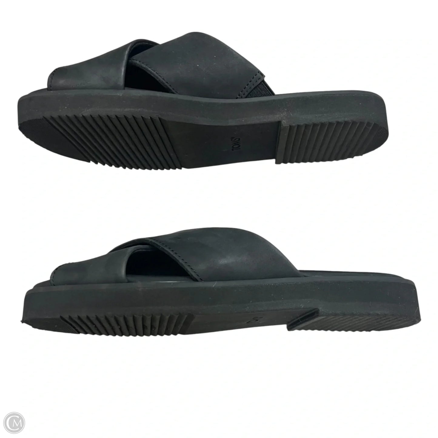 Sandals Flats By Toms In Black, Size: 5