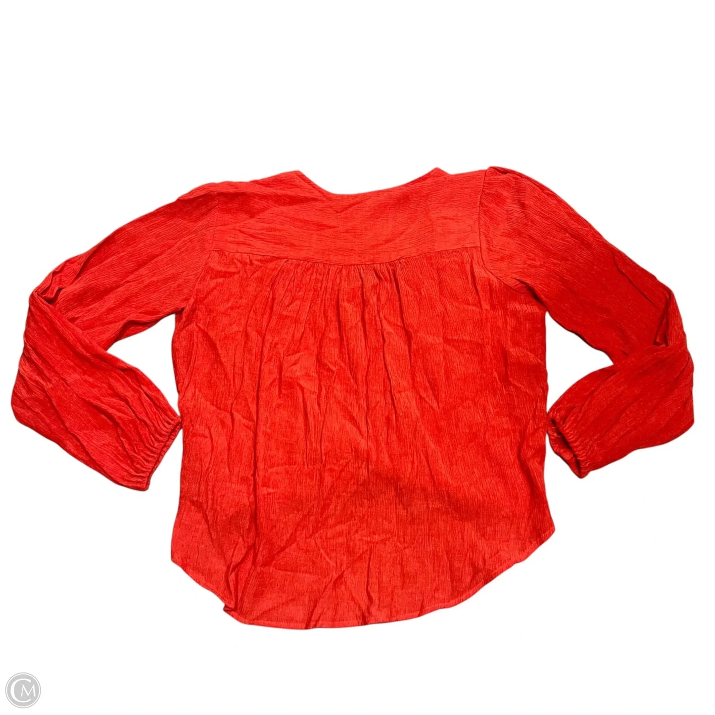 Top Long Sleeve By Free People In Red, Size: Xs
