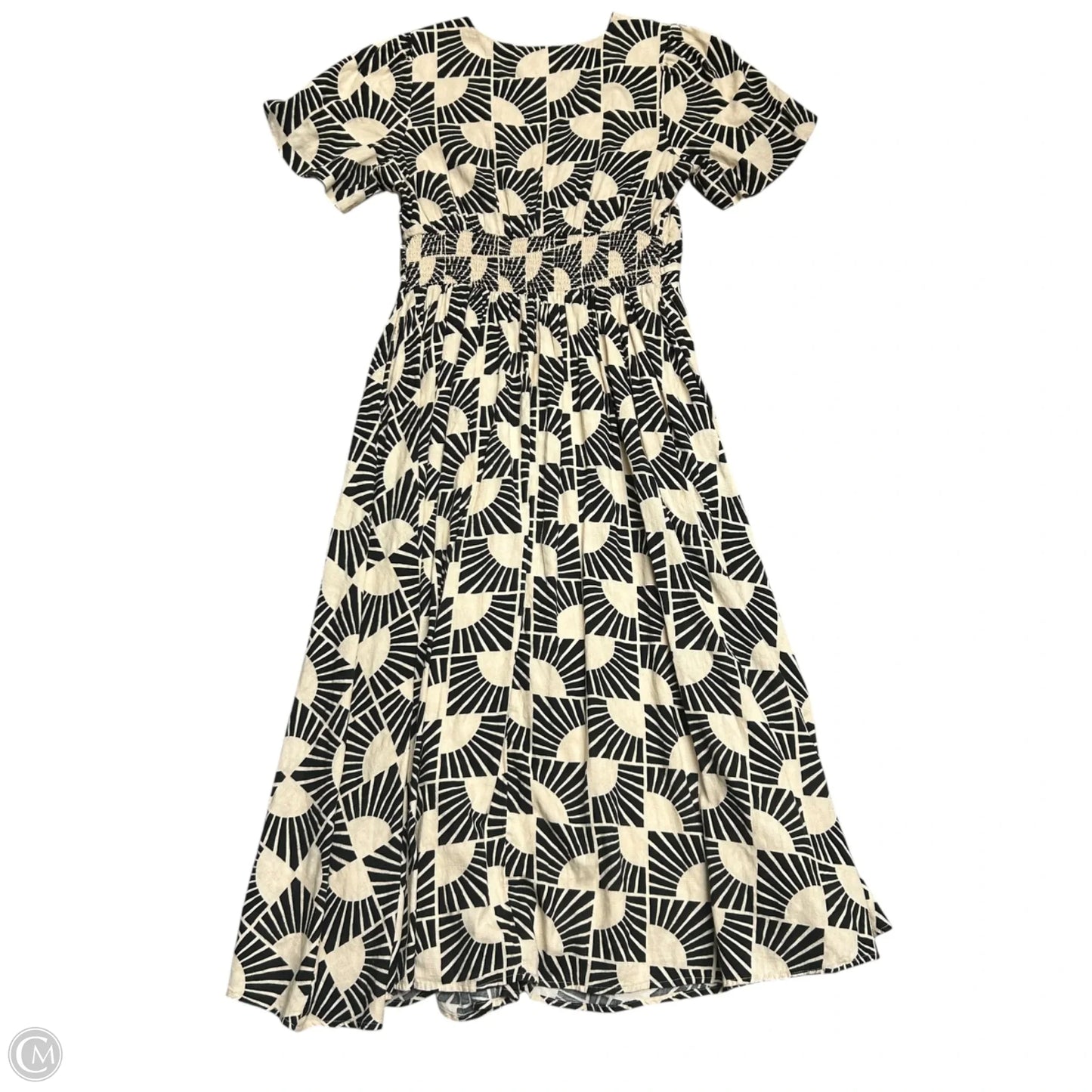 Dress Casual Maxi By Anthropologie In Black & Tan, Size: M