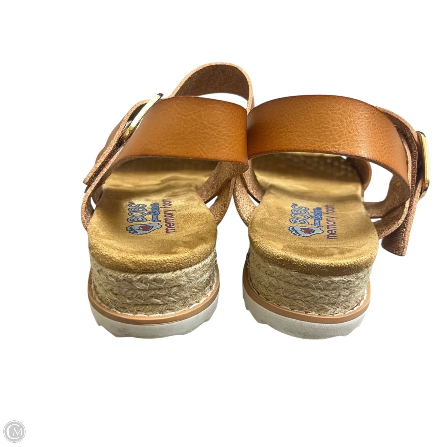 Sandals Flats By Bobs In Tan, Size: 8