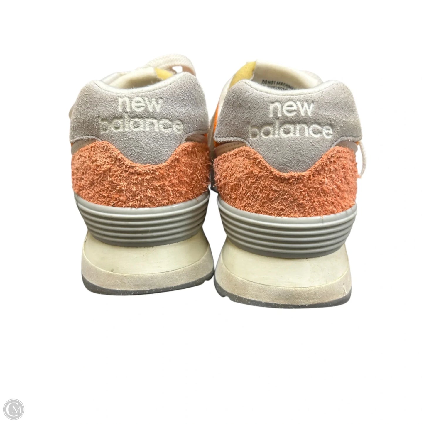 Shoes Sneakers By New Balance In Orange & White, Size: 5.5