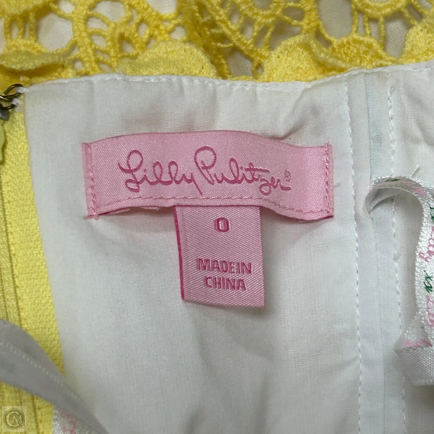 Dress Designer By Lilly Pulitzer In Yellow, Size: 0