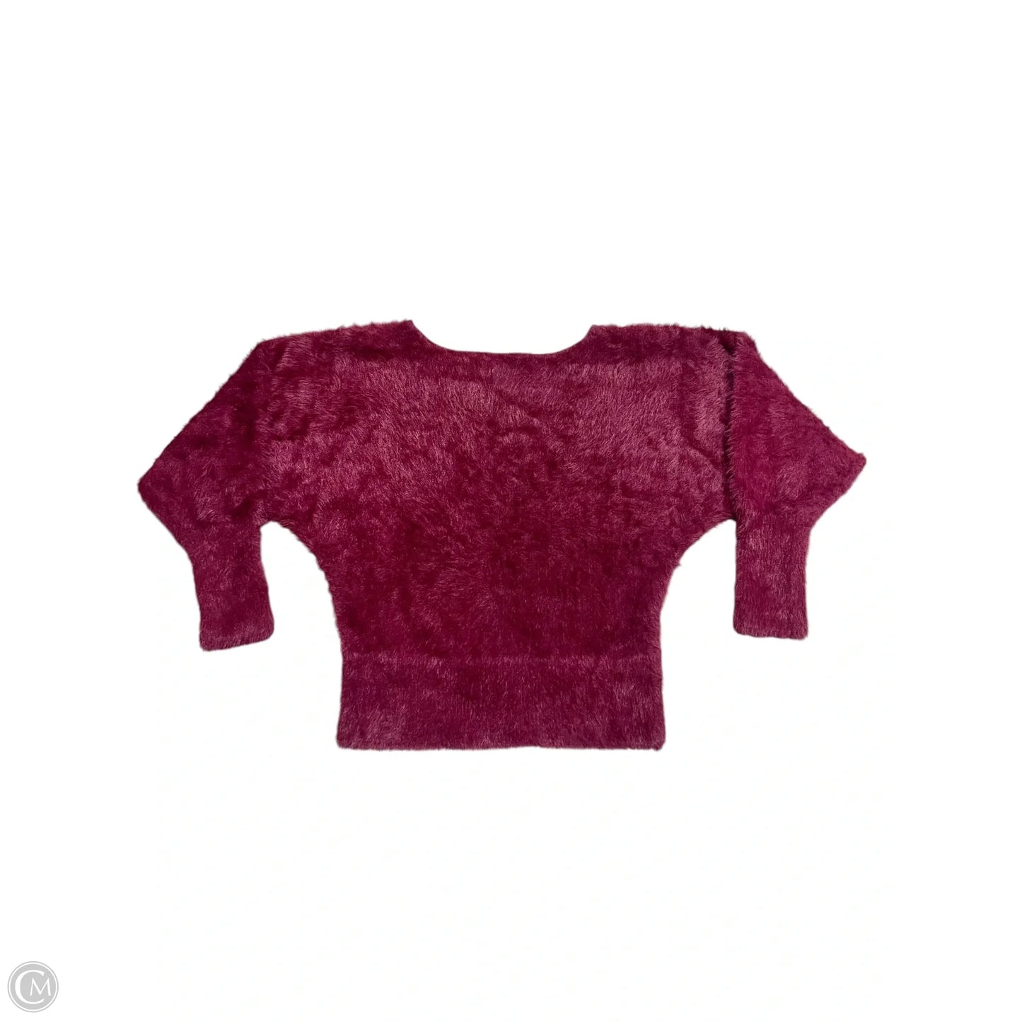 Sweater By Anthropologie In Maroon, Size: S