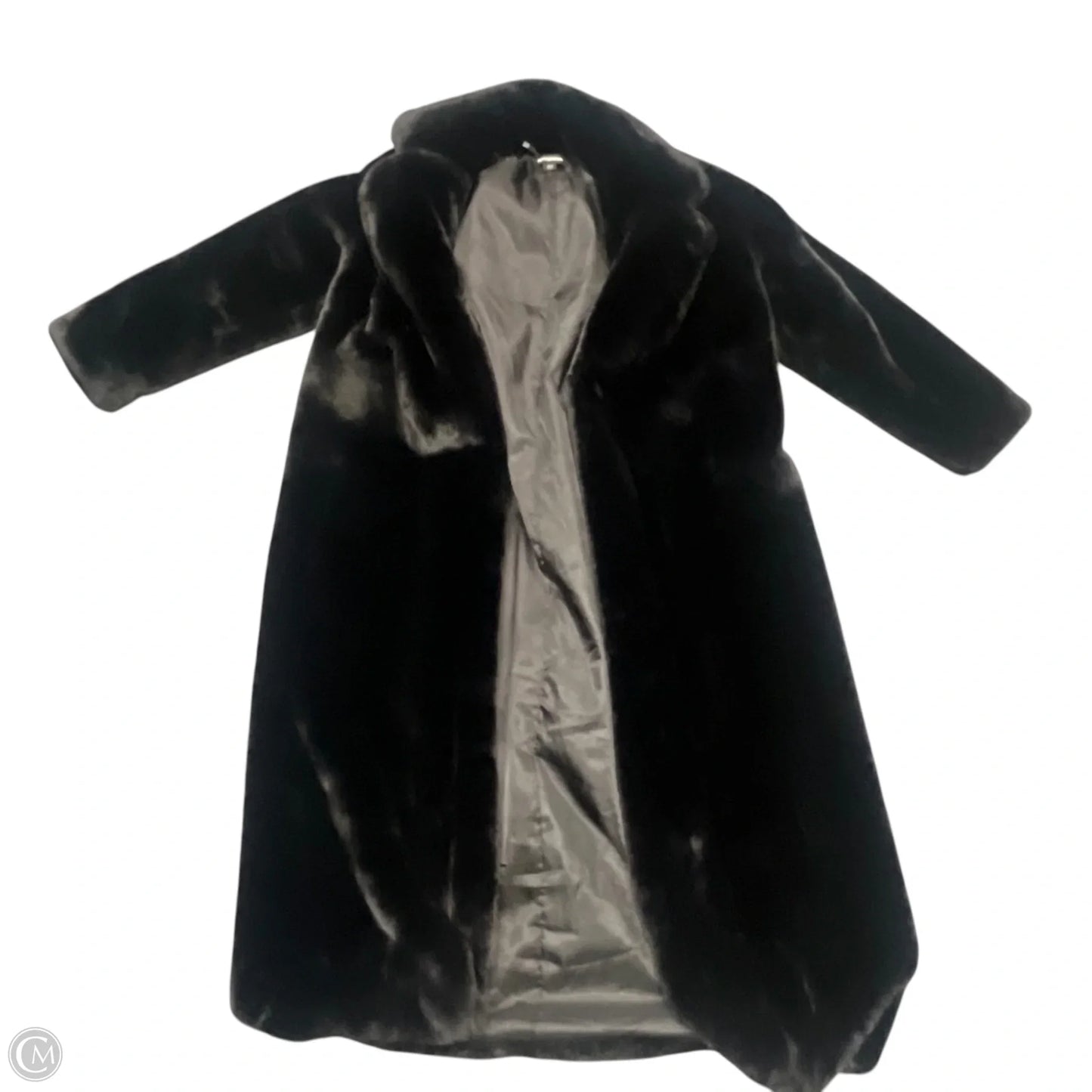 Coat Faux Fur & Sherpa By Pretty Little Thing In Black, Size: M