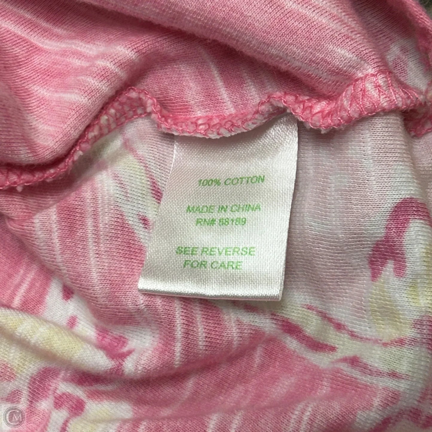 Top Short Sleeve Designer By Lilly Pulitzer In Pink, Size: S