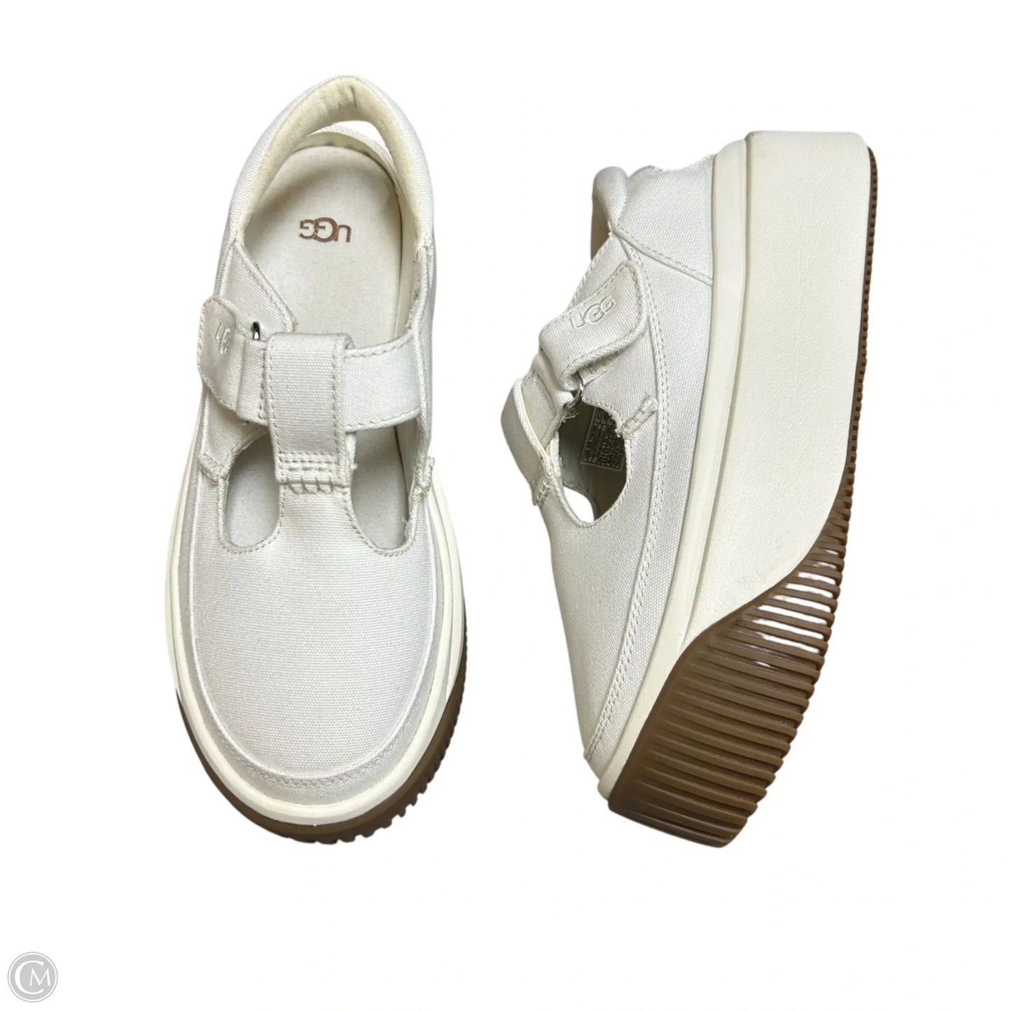 Shoes Designer By Ugg In White, Size: 6.5